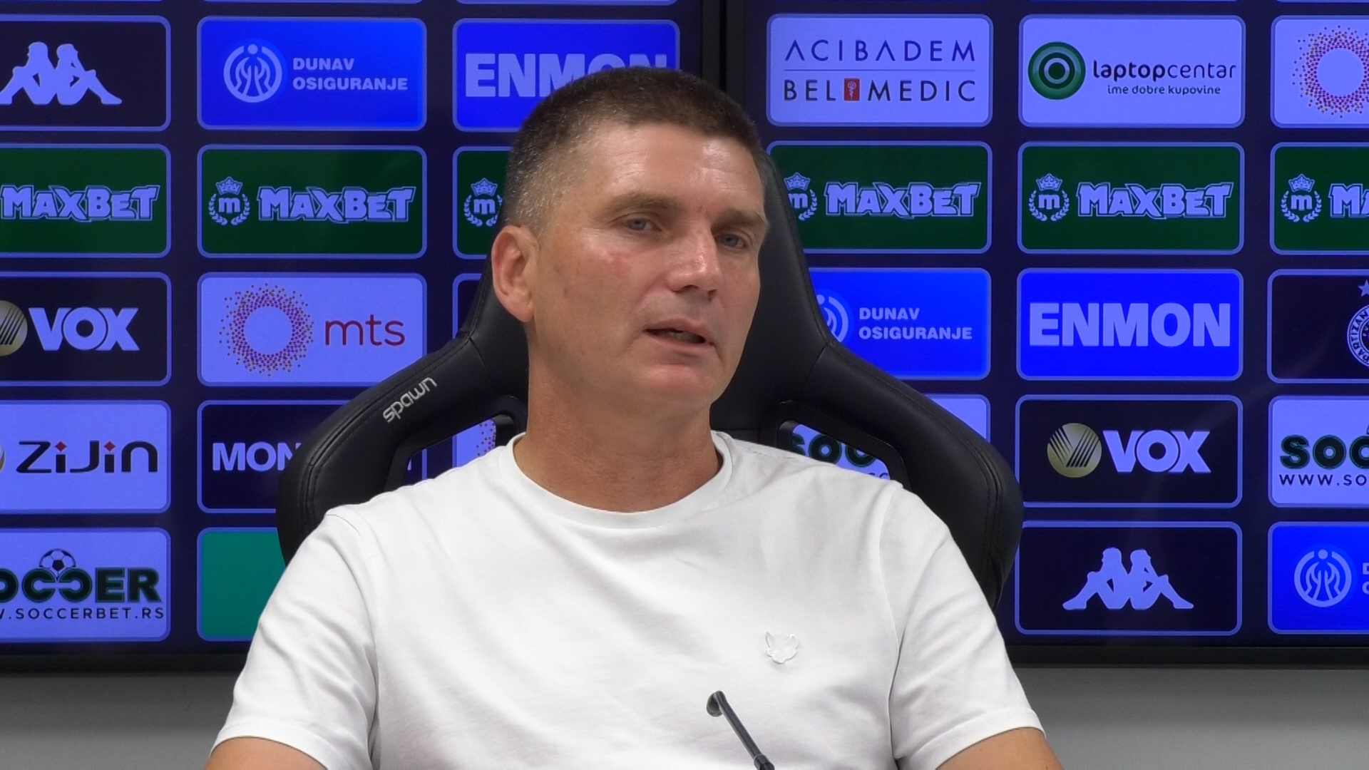 Beograd, Srdjan Blagojevic sef strucnog staba FK Partizan, Enco Kabrera je jako dobar igrac Beograd, Srdjan Blagojevic sef strucnog staba FK Partizan, Enco Kabrera je jako dobar igrac